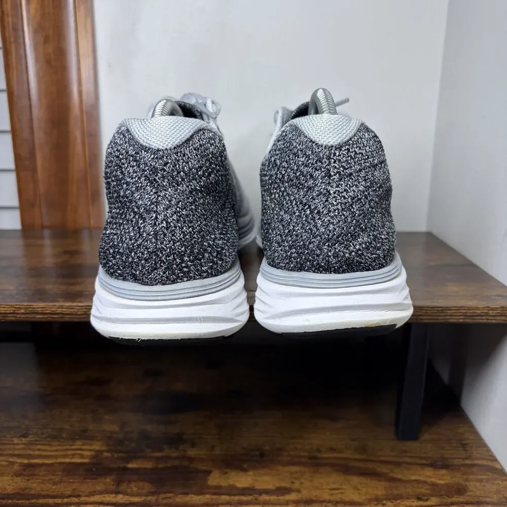 Size 10 - Nike Flyknit Lunar 3 Wolf Grey / Black / White / Volt